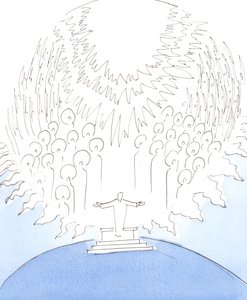 Es ist, als ob der Himmel bis zu einem Kirchenschiff herabgestiegen ist