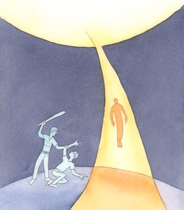 Es ist der Heilige Geist, der Geist der Liebe, der Seelen in den Himmel trägt, wenn wir sterben, 2004 von Elizabeth Wang