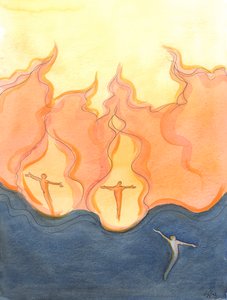 Verheiratete Menschen sollten sich gegenseitig helfen, heilig zu werden, damit sie die Ewigkeit nicht getrennt verbringen, wobei nur einer in den Himmel kommt, 2003 von Elizabeth Wang