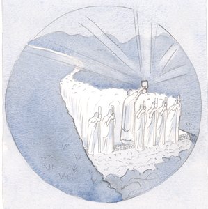 Auf dem Weg der Heiligen Tradition, die Heiligen Schriften hochhaltend, gehen die Lehrer: Bischöfe und Priester mit allen Menschen.
