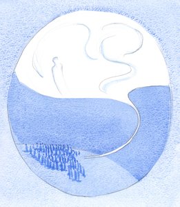 Nur wenn wir jede Stütze, Verkleidung, Vortäuschung oder Besitz ablegen, können wir in Gottes Königreich gelangen. von Elizabeth Wang