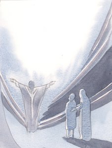 Unsere gesegnete Mutter führt jeden von uns vorwärts und ermutigt uns, mit Christus zu Gott, unserem Vater, zu beten.