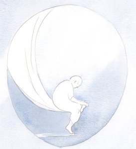 Unsere kleinen Fehler sind wie die Staubkörner, die wir nach einer Reise von unseren Füßen bürsten, während wir in Gottes Umarmung sitzen von Elizabeth Wang