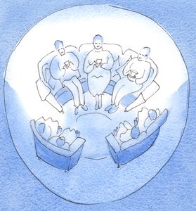 Gebet kann wie ein Treffen von Mitgliedern einer glücklichen, vereinten Familie sein, die nach einem arbeitsreichen Tag in freundschaftlichem Schweigen zusammensitzen
