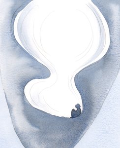 Die Seele als Höhle: Ich sah die Seele als Höhle, die vergrößert wurde, als Christus die Seele durch mein Gebet und seine Gnade und Freundlichkeit dem Licht des Himmels öffnete von Elizabeth Wang