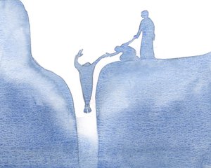 Je fester wir an Christus festhalten, desto sicherer können wir anderen durch unsere Bemühungen in Fürbitte und Tat helfen, 2000 von Elizabeth Wang