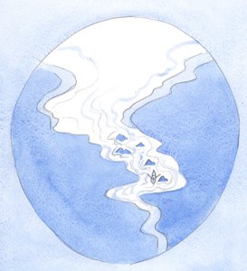 Die Seele, die sich ganz Gott hingibt, ist wie ein kleines Boot, das ohne Gefahr um die Felsen der Versuchung wirbelt, 2000