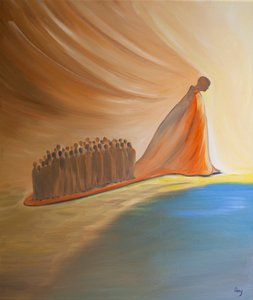 Die Seele, die Christus liebt, zieht andere in ihrem Gefolge mit, während sie ihre Aufgabe im Taufpriestertum aller, die Christus lieben und gehorchen, verfolgt. von Elizabeth Wang
