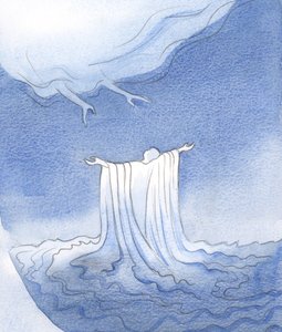 Durch das Blut Christi werden wir gewaschen und in ein weißes Gewand gekleidet, bereit, dem Vater zu nahen.