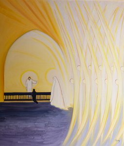 Wir sind im Glauben nie allein, da Christus uns die Engel und Heiligen gibt, um uns zu helfen von Elizabeth Wang