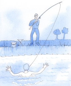 Wir tun gut daran, zu allen freundlich zu sein; doch wenn wir weise sind, werden wir kluge Entscheidungen treffen im Umgang mit jemandem, der nichts für uns empfindet und mit unseren Gefühlen spielt wie mit einem Fisch an der Leine, 2005