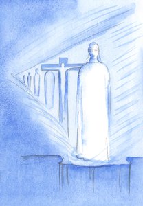 Wir können Christus im Allerheiligsten Sakrament auf dem Altar begegnen; in Seiner Person und Seiner Gegenwart können wir jede Phase des Lebens Christi berühren