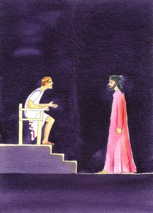 "Was ist Wahrheit?" sagte Pilatus zu Jesus von Elizabeth Wang