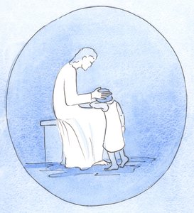 Wenn wir unsere Sünden bereuen, schaut Jesus Christus uns mit Zärtlichkeit an, so wie eine Mutter ihr Kind umarmt