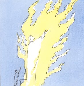 Wann immer das Heilige Opfer von unserem Altar dargebracht wird, lobt Christus, der in sakramentaler Form gegenwärtig ist, den Vater in der feurigen Liebe des Heiligen Geistes