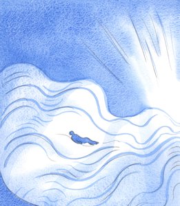 Wer auf Gott vertraut, kann sich selbst nicht als in Gottes Heiligkeit ertrinkend 