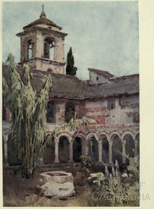Il Chiostro di Piona, Lago di Como, Illustration aus 