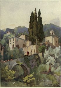 La Madonna della Pace, Lago di Como, Illustration aus 