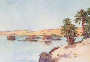 Das Kataraktbecken von der Insel Elephantine