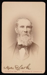 Porträt von Hyde Clarke 1815-1895, vor 1876 von Elliott and Fry