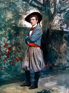 Sir Johnston Forbes-Robertson in Das Sakrament des Judas, um 1902