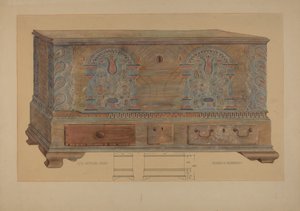 Pa. Deutscher Schrank von Elmer G. Anderson