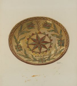 Pennsylvania Deutscher Kuchenplatte