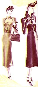 Elsa Schiaparelli Zeichnung von Elsa Schiaparelli
