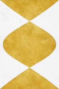 Abstrakte Goldene Sanduhr