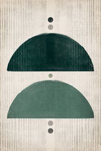 Abstrakte grüne Balance