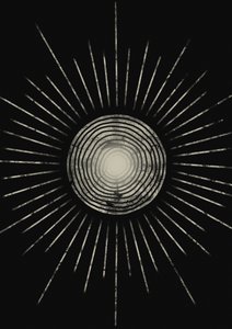 Kosmischer Sonnenstrahl-Glanz