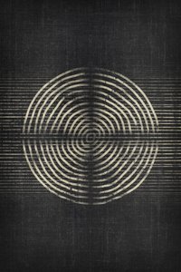 Texturierte geometrische Kreise