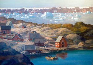 Jakobshavn von Emanuel A. Petersen
