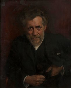 Porträt Professor Edmund von Hellmer von Emanuel Baschny