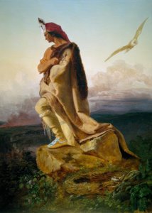 Der letzte Mohikaner von Emanuel Gottlieb Leutze