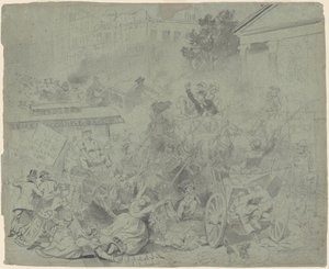 New York—Straßenszene von Emanuel Gottlieb Leutze