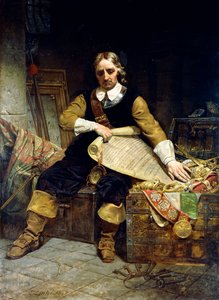 Oliver Cromwell, 1867 von Emanuel Gottlieb Leutze