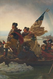 Washington überquert den Delaware River, 25. Dezember 1776 von Emanuel Gottlieb Leutze