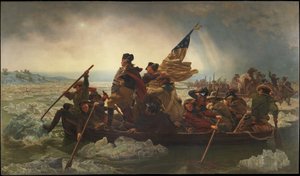 Washington überquert den Delaware von Emanuel Leutze