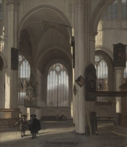 Innenraum einer Kirche, um 1680 von Emanuel de Witte