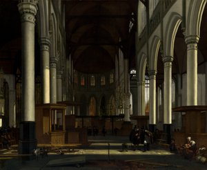 Das Innere der Oude Kerk, Amsterdam