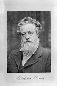 Porträt von William Morris, ca. 1887