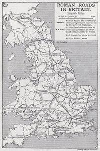 Römische Straßen in Britannien