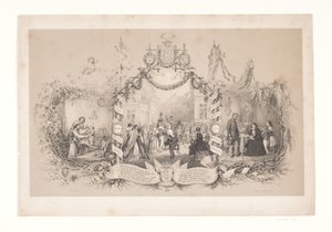 Gedenkblatt zur Heimkehr der Truppen nach dem Krieg 1848-1850 von Emil Ditlev Bærentzen