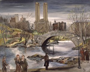 Frühling im Central Park, 1936 von Emil Ganso