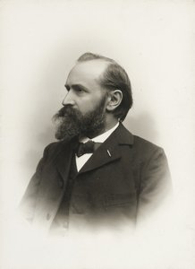 Porträt des Komponisten und Organisten Otto Malling 1848-1915, um 1900 von Emil Hohlenberg