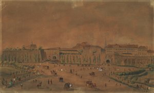 Das alte und das neue Kärntnertor in Wien