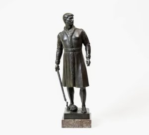 Krieger mit Morgenstern von Emil Jungblut