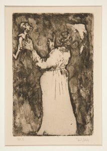 Der kleine Hampelmann, Platte 7 aus Phantasien von Emil Nolde