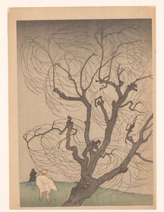Baum im Wind von Emil Orlik